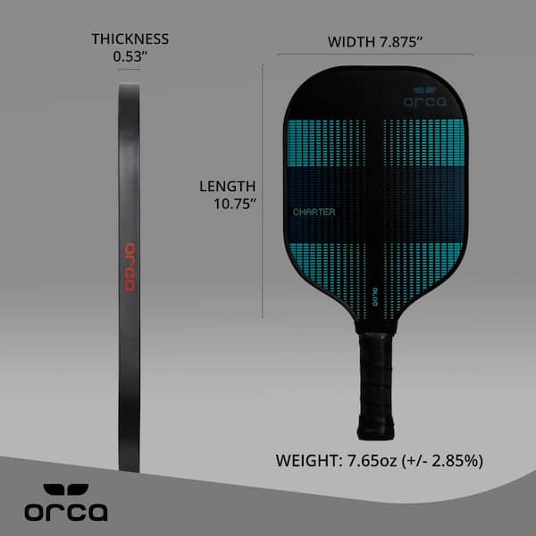 ORCA Charter Polymer Honeycomb Pickleball Paddle with Neoprene