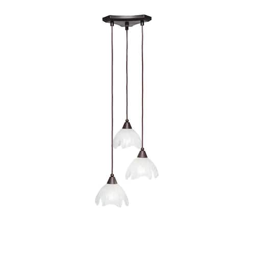 Condor Light Dark Granite, Cluster Pendant Light with in