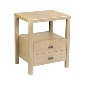 Westerly 22 in. Wheat Acacia Accent Table