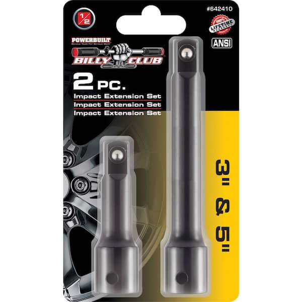 5 Piece 1/2" Drive 5" Length Impact Lighted Extension