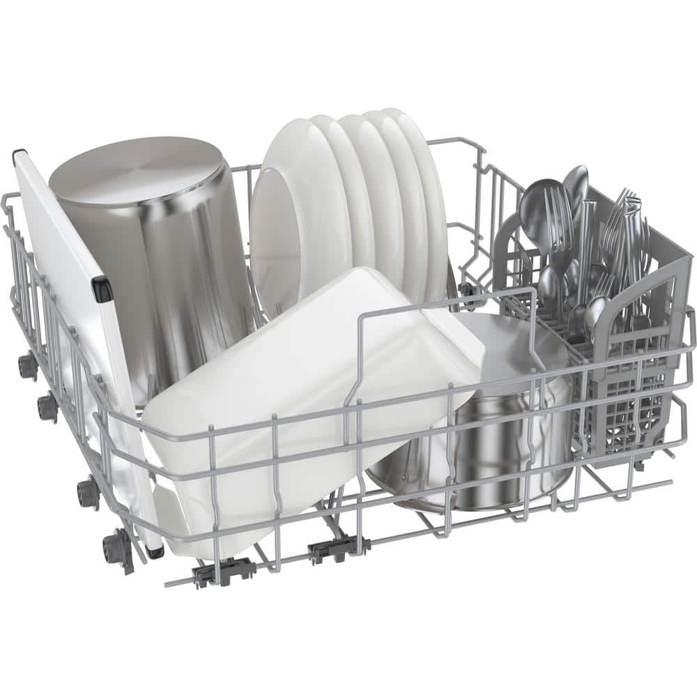 24" Stainless Steel Built-In Dishwasher with Front Control and 3rd Rack