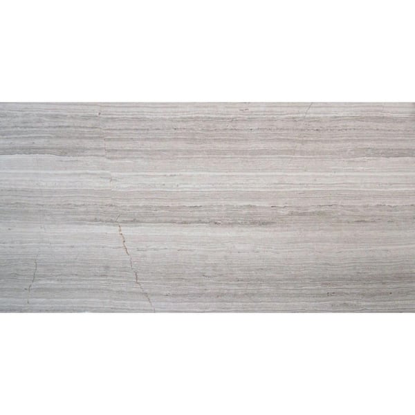 MSI White Oak 12 in. x 24 in. Polished Limestone Floor and Wall Tile