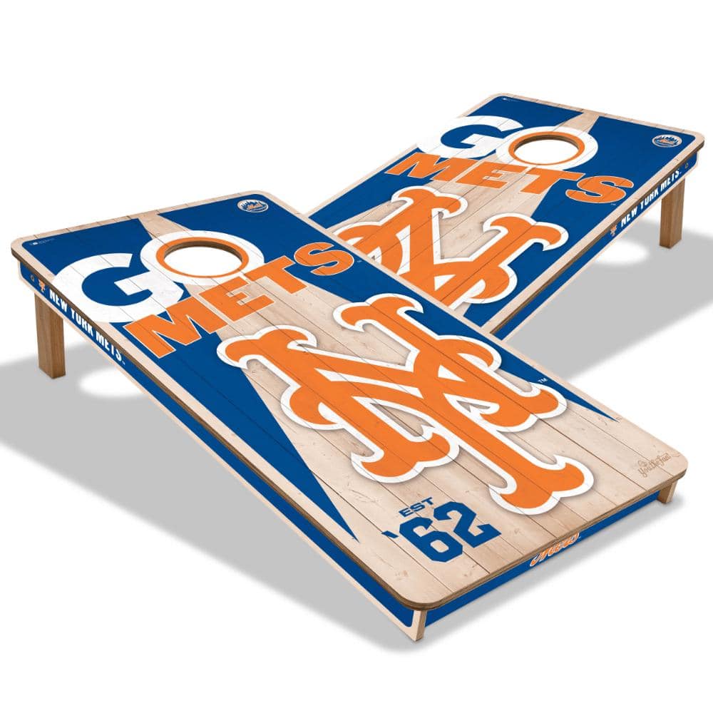 New York Mets 2x4 Cornhole Game NO BAGS product image for price tracking