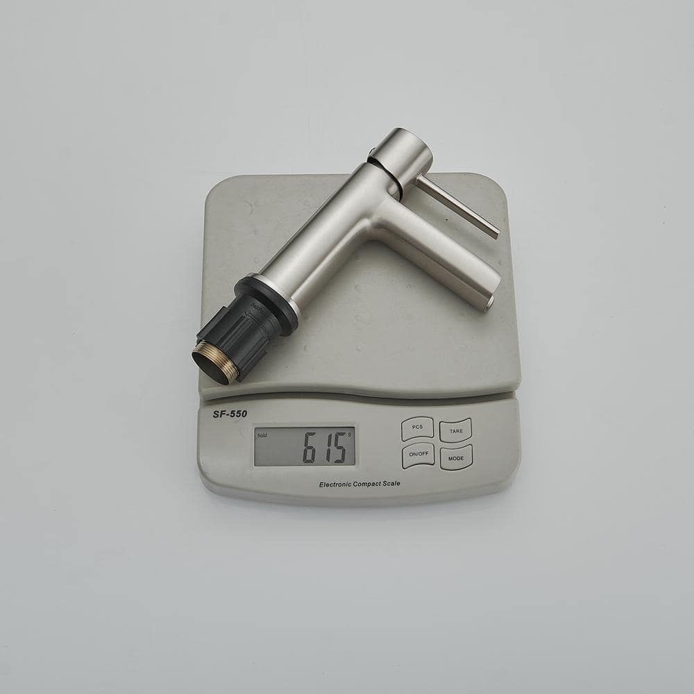 Brushed Nickel Single Handle Waterfall Bathroom Faucet