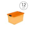 Sterilite 18 Gallon Orange Plastic Storage Container Bin Tote with Lid (16  Pack) 16 x 17313808 - The Home Depot