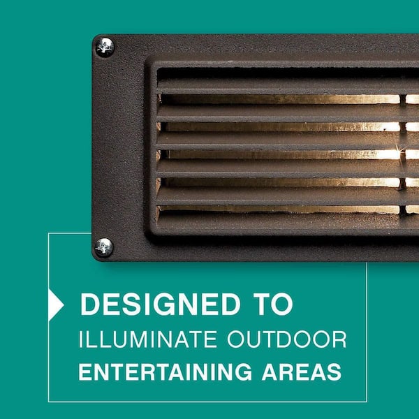 120-Volt Bronze LED Brick Light 120-Volt Bronze LED Brick Light