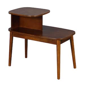 Maxwell Mid-Century 24 in. H Espresso End Table