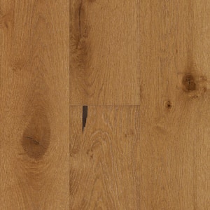 Time Honored Caramel Treasure Wh Oak 3/8 in. T x 6.5 in.W T+G Brushed Engineered Hardwood Flooring (32.11 sq.ft../ctn)