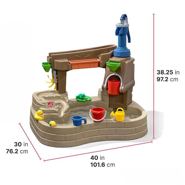 Step2 Pump and Splash Discovery Pond Water Table Play for Kids and