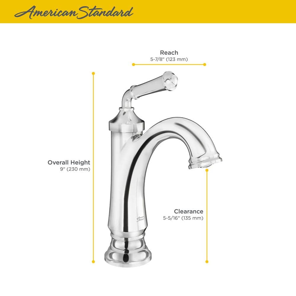 Brushed Nickel Single-Handle Bathroom Sink Faucet with Pop-Up Drain