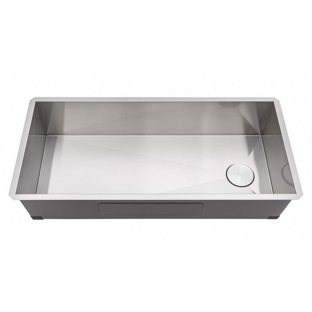 Kingsman 42 in. Undermount Single Bowl Brushed Stainless Steel 16-Gauge Kitchen Sink price history on PriceWatchPro