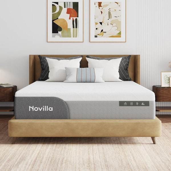 10 in. Full Medium Cooling Gel Memory Foam Pressure Relief Bed-in-a-Box Mattress