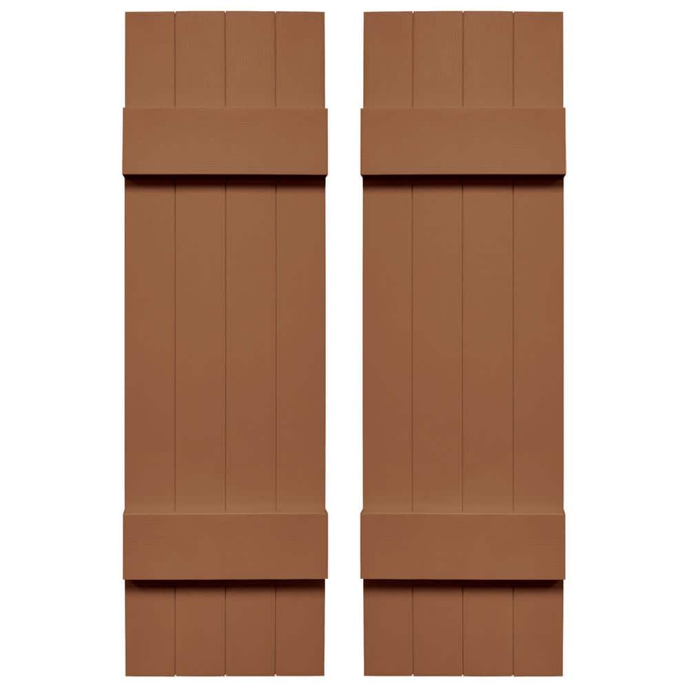 TailorMade 14 in. W x 40 in. H Vinyl Board and Batten Shutters Pair in Treated Cedar price history on PriceWatchPro