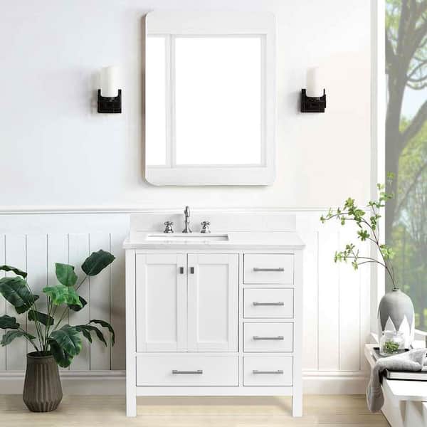 LANDOLT Whitehaven 36 in. W x 22 in. D Engineered Stone