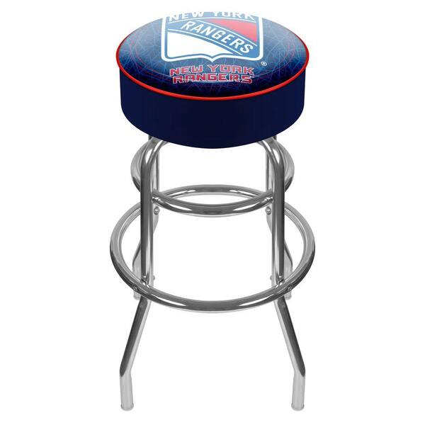 Trademark NHL New York Rangers Padded Swivel Bar Stool