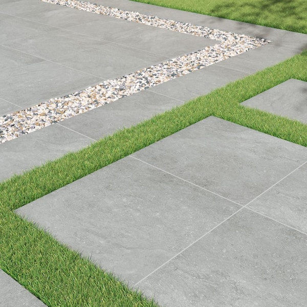 MSI Vulkon Grey 2 cm. x 24 in. x 24 in. Matte Porcelain Paver Tile (56 sq. ft. / pallet)