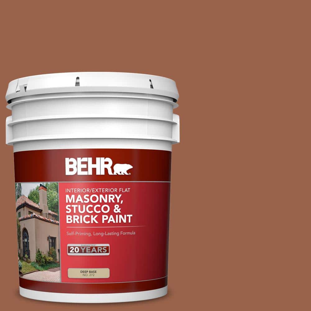 5 gal. #SC-122 Redwood Naturaltone Flat Interior/Exterior Masonry, Stucco a