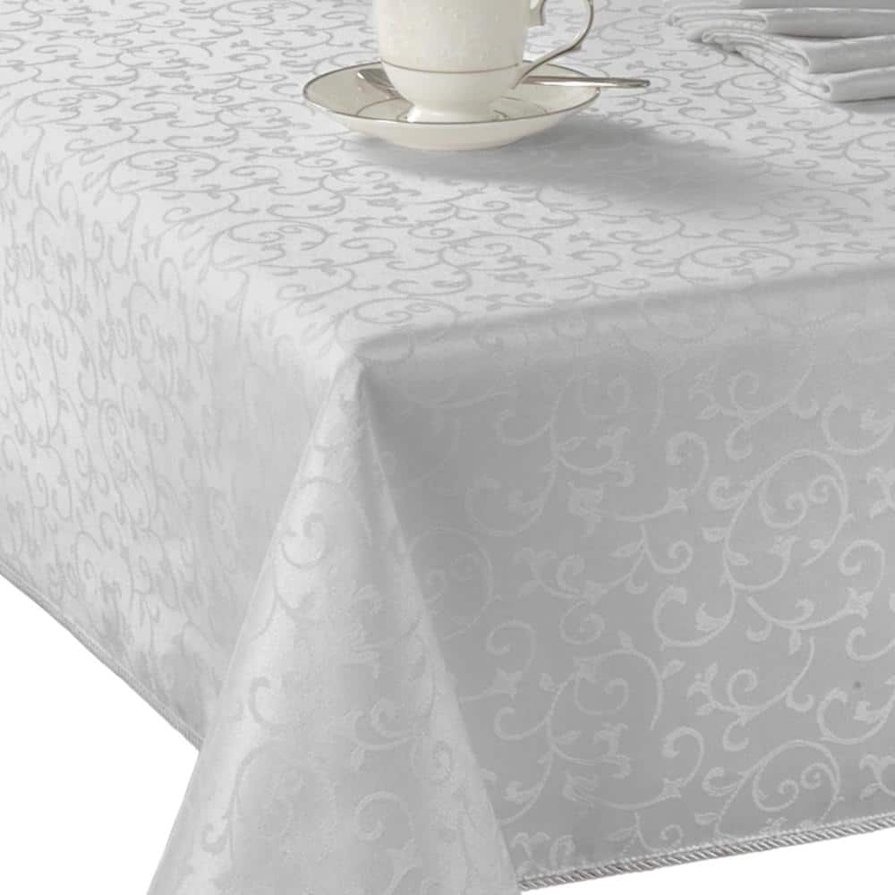 "Opal Innocence Tablecloth, Platinum - 60""W x 84""L" price history on PriceWatchPro