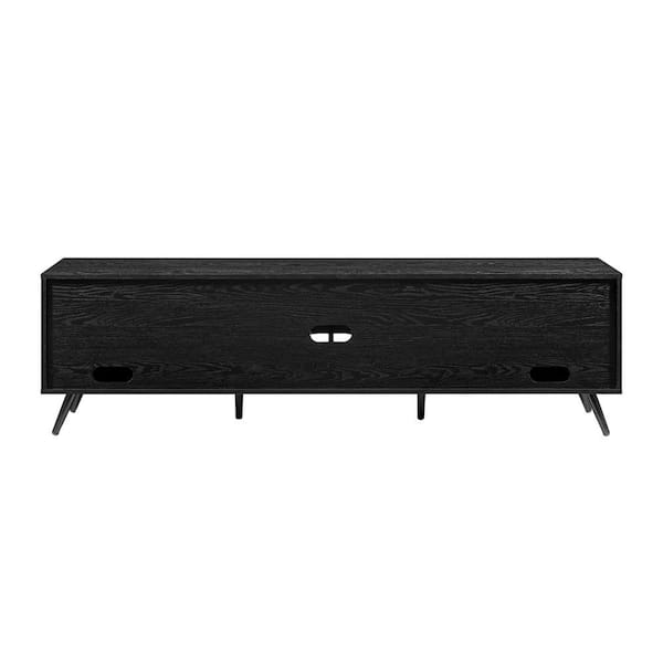 Walker Edison Furniture Company 70 in. Black Wood Modern