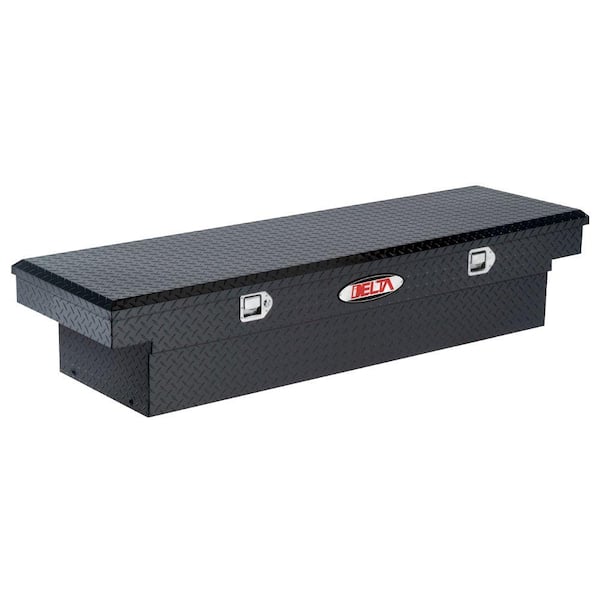 Crescent Jobox 70 in. Black Diamond Plate Aluminum Full Size Deep Crossover Truck Tool Box