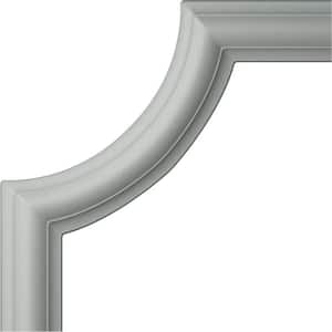 8-3/4 in. x 3/4 in. x 9 in. Urethane Ashford Panel Moulding Corner (Matches Moulding PML01X00AS)