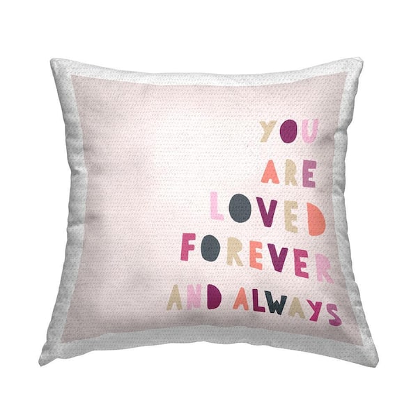 Stupell Industries You are Loved Forever Phrase Playful Love Sentiment ...