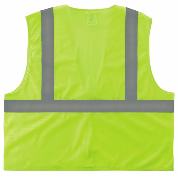 GLoWEAR Class 2 L/XL Lime Hi-Vis Type R Super Econo Mesh Vest