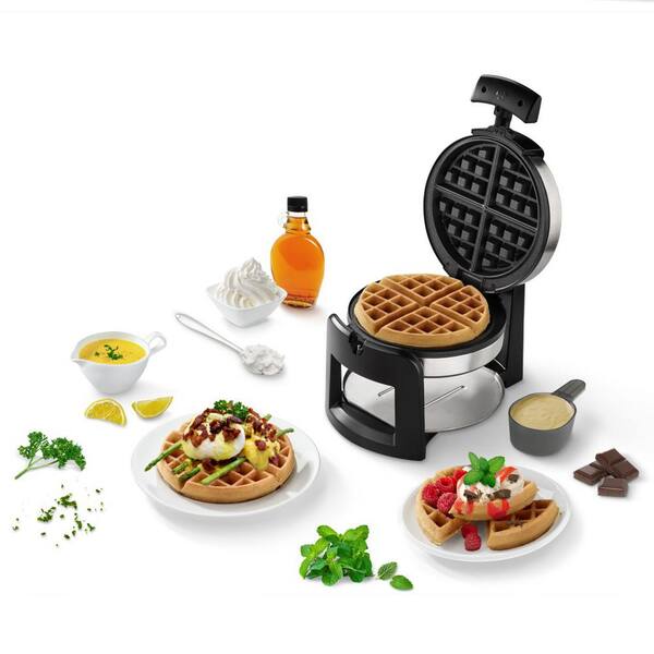 MyMini Flip Belgian Waffle Maker, Aqua — Nostalgia Products