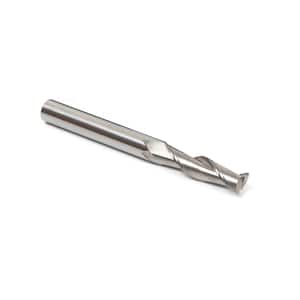 1/4 in. Dia Solid Carbide 2-Flute Upcut Spiral End Mill 1/4 in. Shank CNC Router Bit