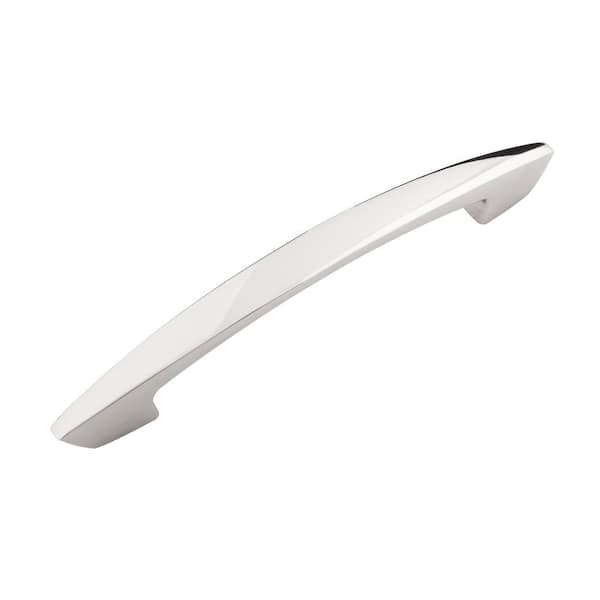 HICKORY HARDWARE Velocity Collection 5 in. (128 mm) Bright Nickel Cabinet Drawer/Door Pull