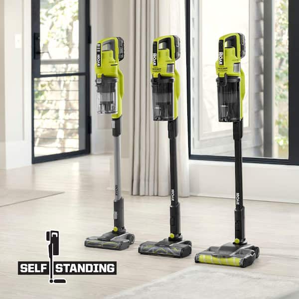 ONE+ 18V Cordless Stick Vacuum Cleaner Kit with 4.0 Ah Battery and Charger