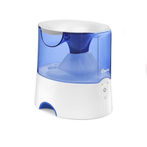 Crane 0.5 Gal. Warm Mist Humidifier with 2 Speed Settings for Small to Medium Rooms up to 250 sq. ft.