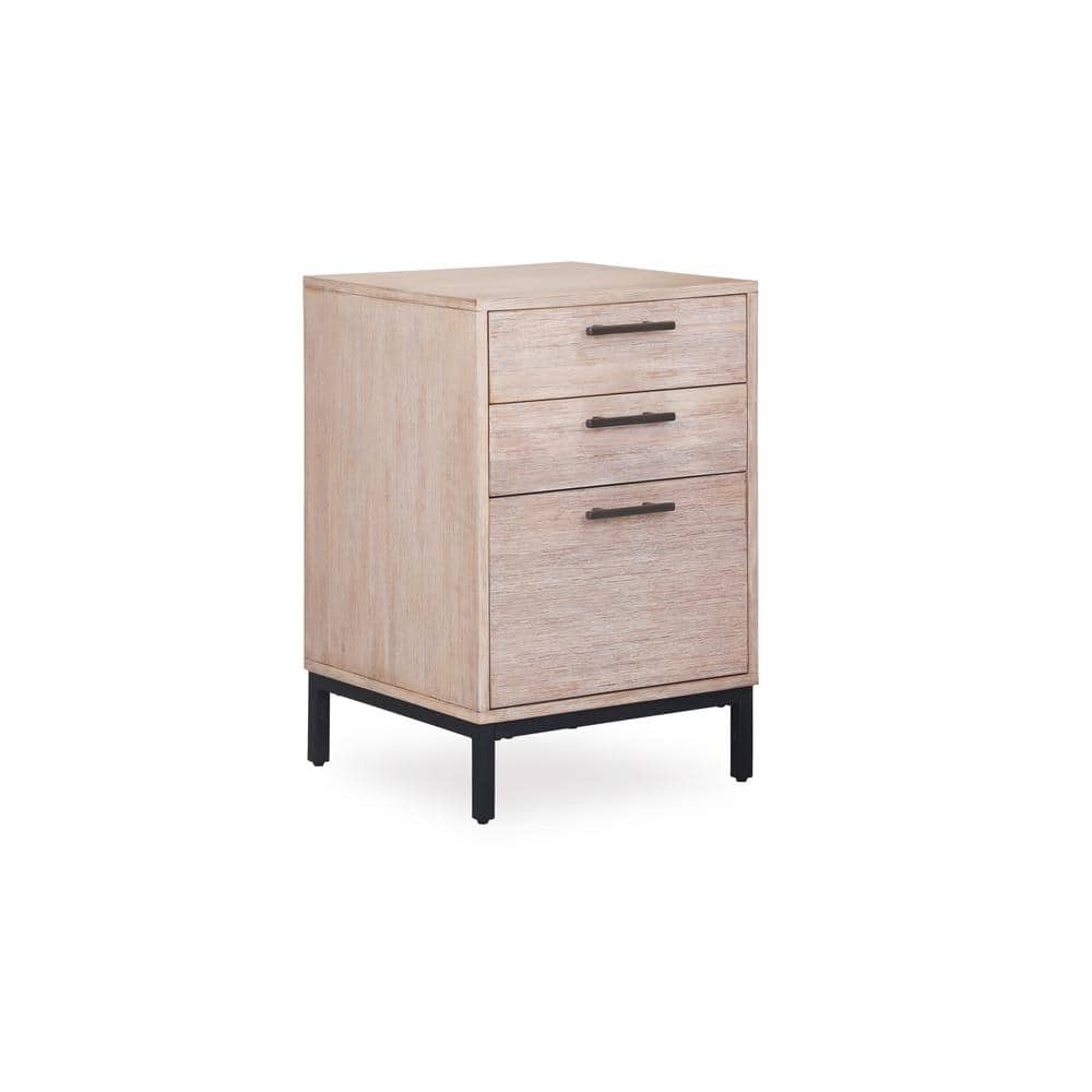 3-Drawer Mountain White Engineered Wood 20 in. W Vertical File Cabinet