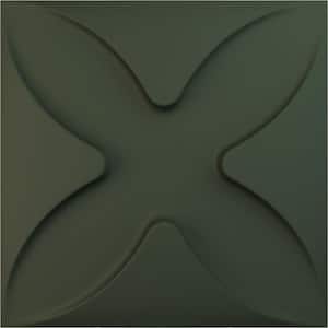 11-7/8"W x 11-7/8"H Austin EnduraWall Decorative 3D Wall Panel, Satin Hunt Club Green (12-Pack for 11.76 Sq.Ft.)