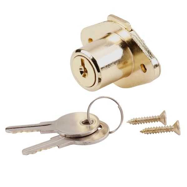 Qjaiune File Cabinet Locks with Key, 7/8 Inch / 22mm Cylinder Length  Desktop Lock Mailbox Locks Desk Drawer Lock, Small Cupboard Locks Wardrobe  Door Lock for Office Desk (Gold, Keyed Different) 