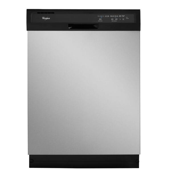 Whirlpool Front Control Dishwasher in Universal Silver