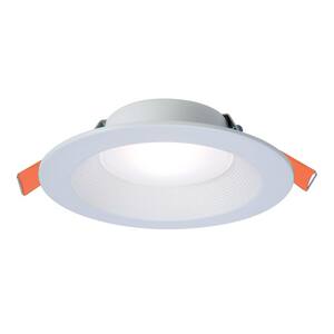RL 6 in. Selectable CCT Direct Mount Canless Recessed LED Downlight, 600-Lumens with D2W Option, Indoor, White