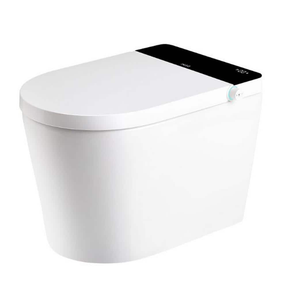 Elongated Comfort Height Intelligent Toilet Bidet 1.28 GPF with Auto Open, Auto Flush, Heated Seat and Remote in White price history on PriceWatchPro