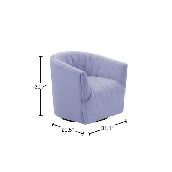 Lilac discount swivel chair