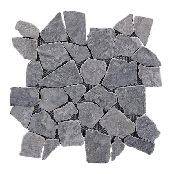 Emser THASSOS WHITE 5-Pack Thassos White 18-in x 18-in Polished Natural Stone Marble Stone Look Floor and Wall Tile