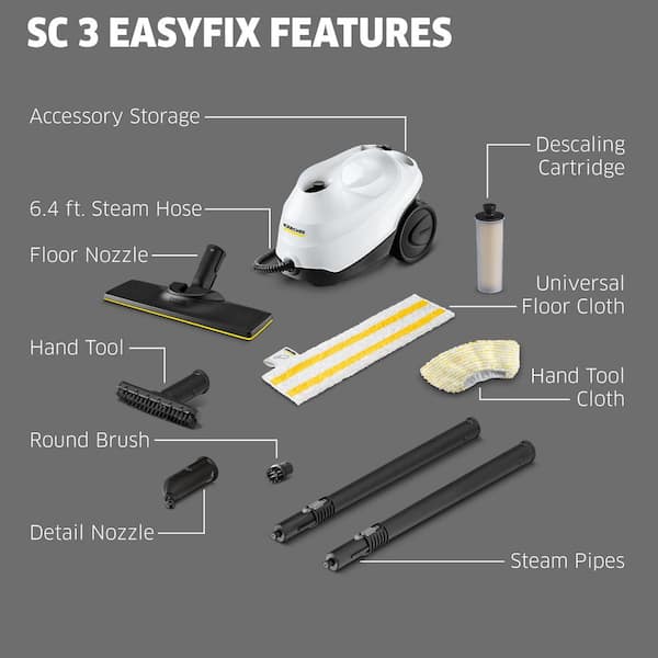 Karcher SC 3-Portable Multi-Purpose Corded Steam Cleaner
