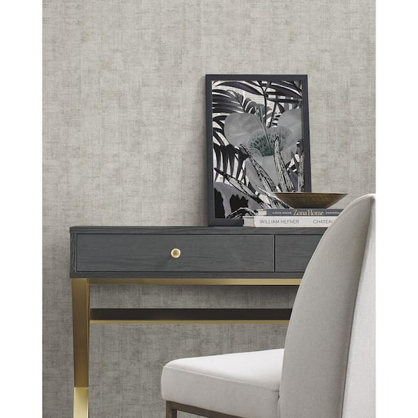 Costello Pewter Distressed Wallpaper