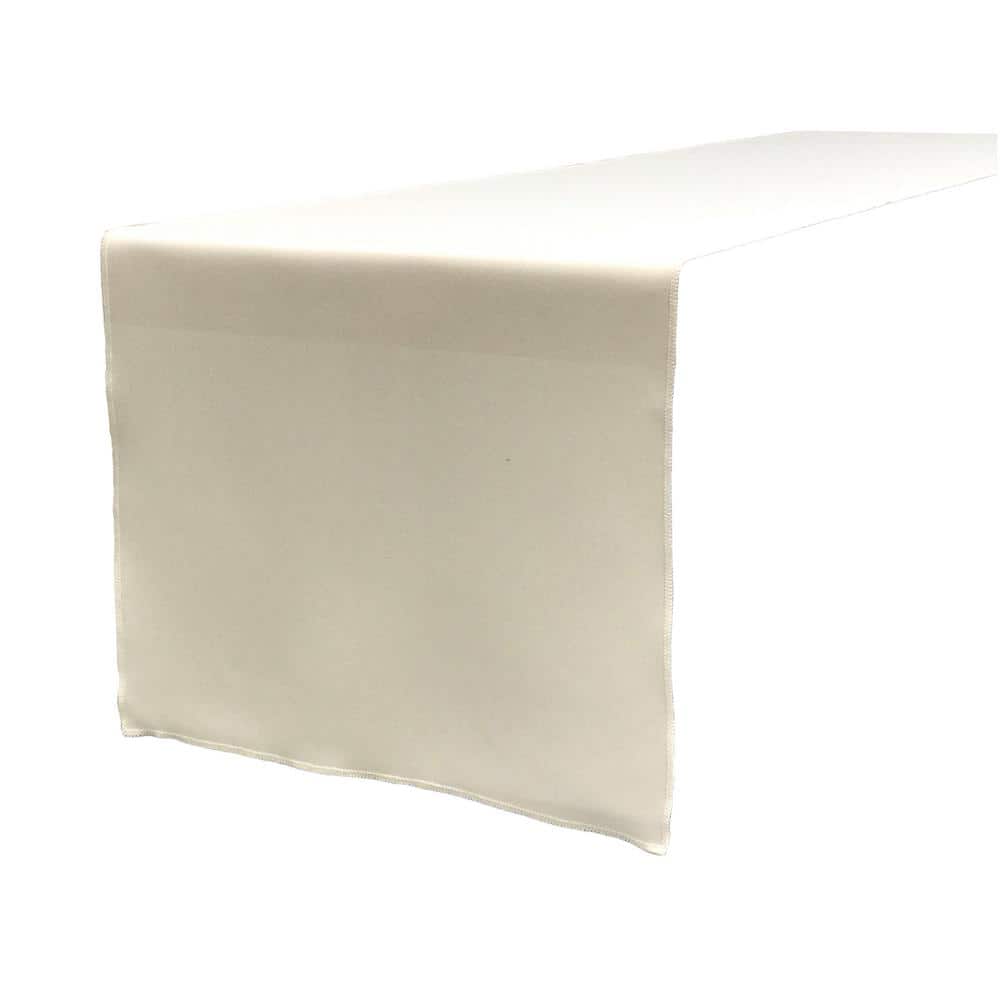 14 in. x 108 in. Ivory Polyester Poplin Table Runner price history on PriceWatchPro