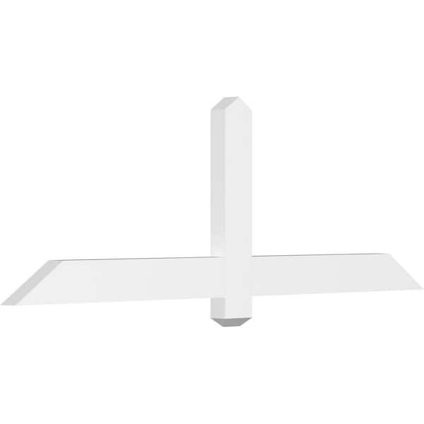 Ekena Millwork Eugene 60 in. W x 20 in. H x 2 in. D Signature Polyurethane Bracket