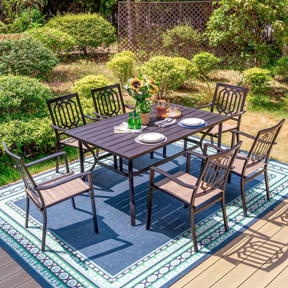 big lots rectangle patio table