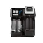 Hamilton Beach FlexBrew Trio 12-Cup Black Drip Coffee Maker with Single Cup  Brewer 49902 - The Home Depot