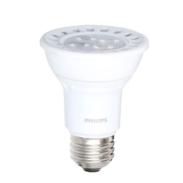 Philips 50-Watt Equivalent PAR20 Dimmable LED Wide Floodlight Bulb Soft White (2,700K)