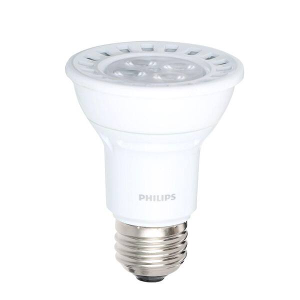 Philips 50-Watt Equivalent PAR20 Dimmable LED Floodlight Bulb Bright White (3,000K)