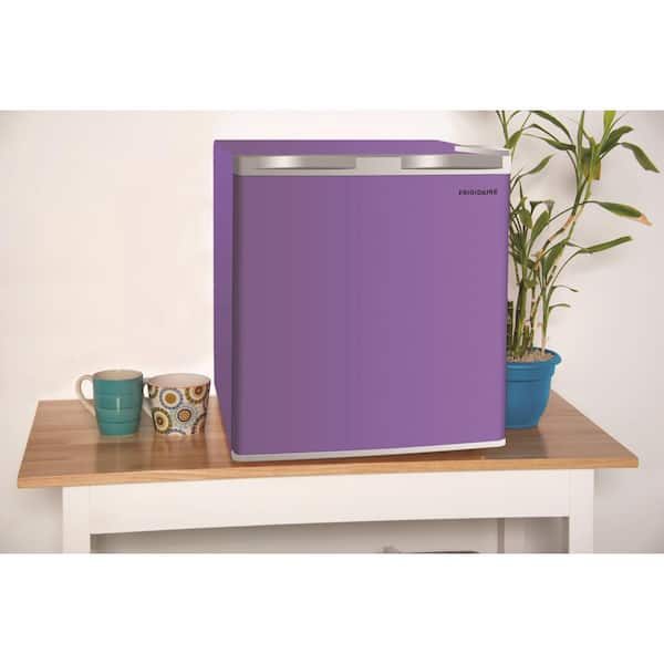 Frigidaire 1.6 cu. ft. Mini Fridge in Purple with Freezer EFR115-PRPL-COM -  The Home Depot