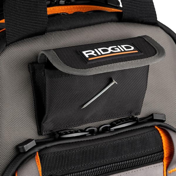 RIDGID 15 in. 55 Pocket Professional Grade Tool Backpack RD65180
